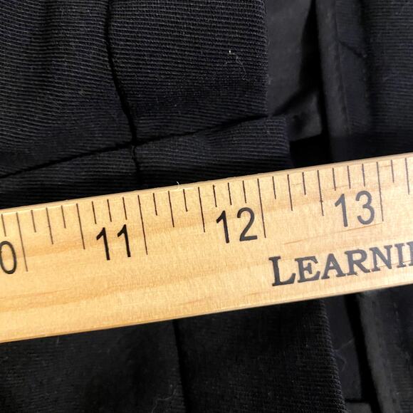 Lindex Straight Trouser Pants in Black Classic Slacks Officewear Work Size US 12 - Picture 8 of 9